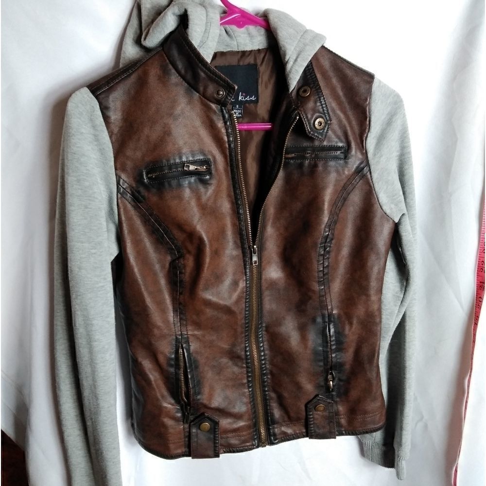 Last Kiss faux leather jacket